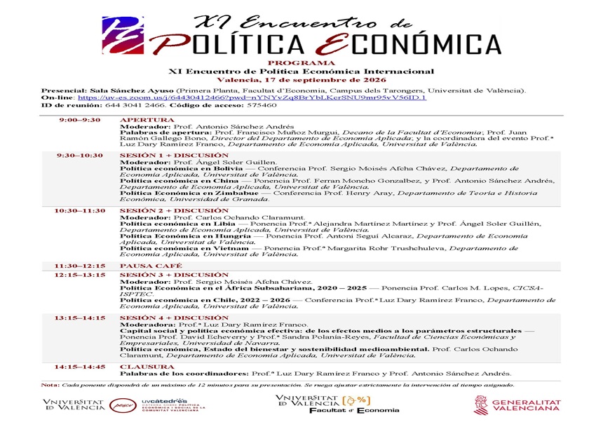 PROGRAMA DEL ENCUENTRO